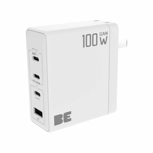 Blu Element Wall Charger Multi Port GaN 100W PD & QC3 BEWCC100WW